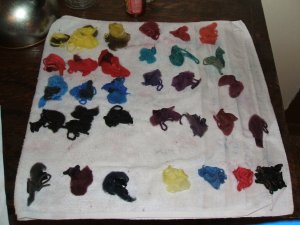 Dyed samples