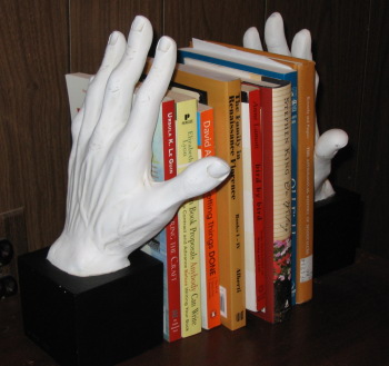 Hand bookends