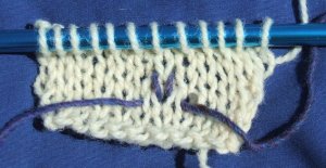 Knit stitch