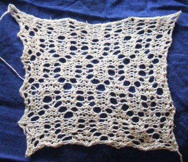 Knitted lace