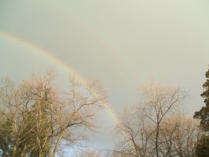 winter rainbow