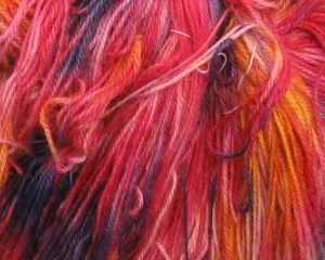 dyed sock yarn