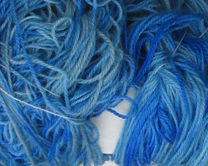 dyed sock yarn