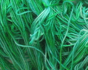 dyed sock yarn