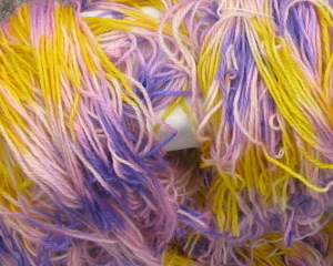 dyed sock yarn