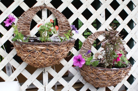 Flower baskets