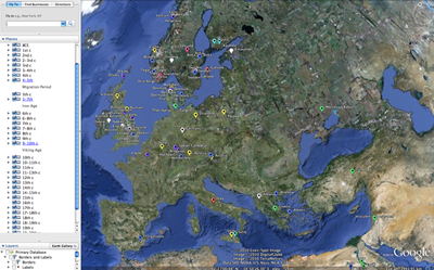 Tablet weaving map