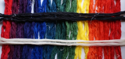 Dyed wool