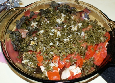 Baked veggies