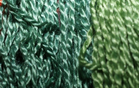 dyed silk