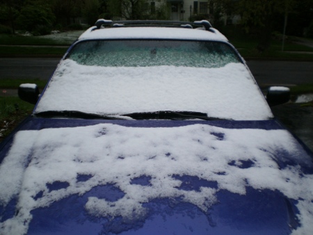 snow in April